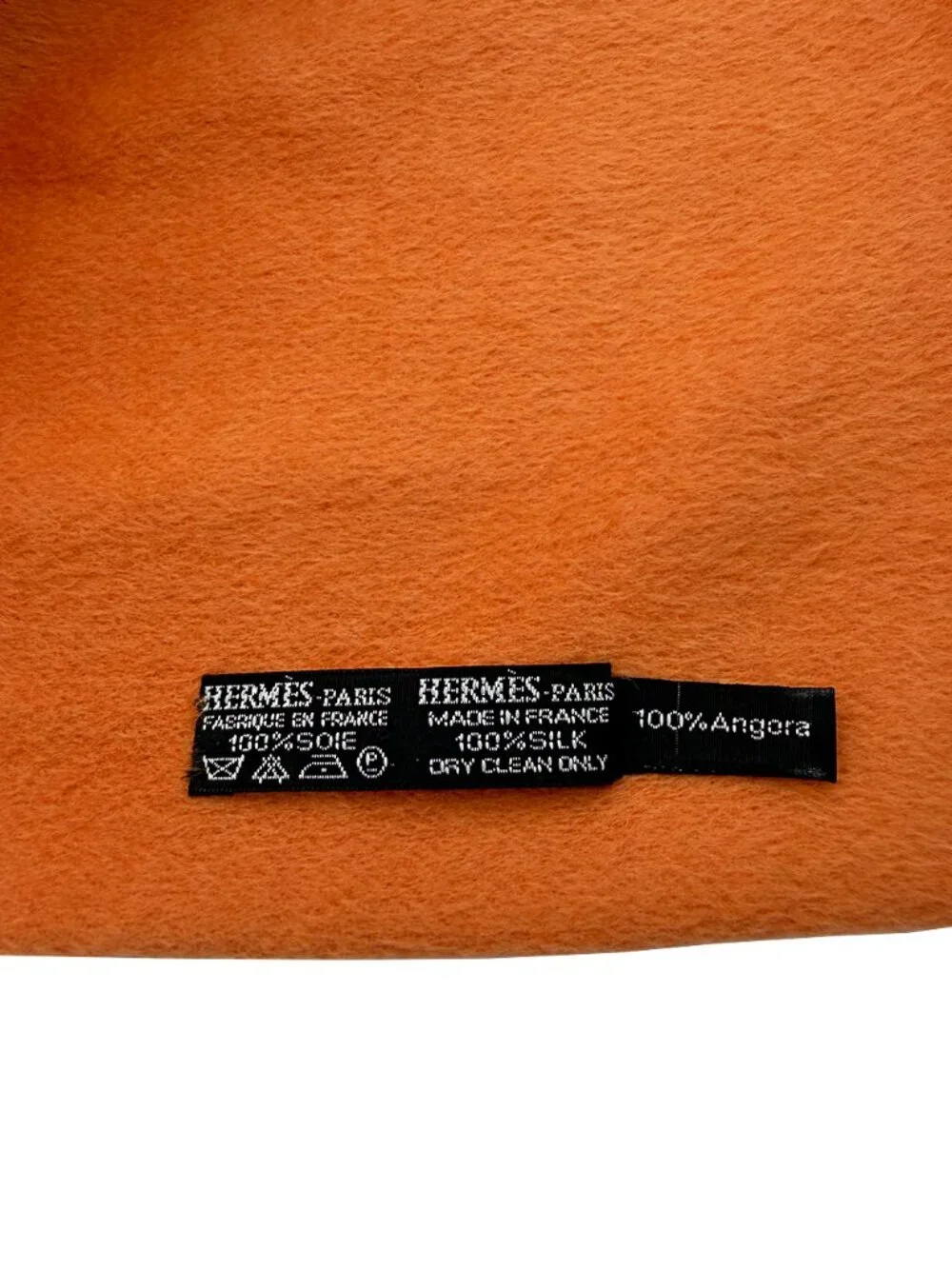 Hermès Long Scarf Angora and Silk